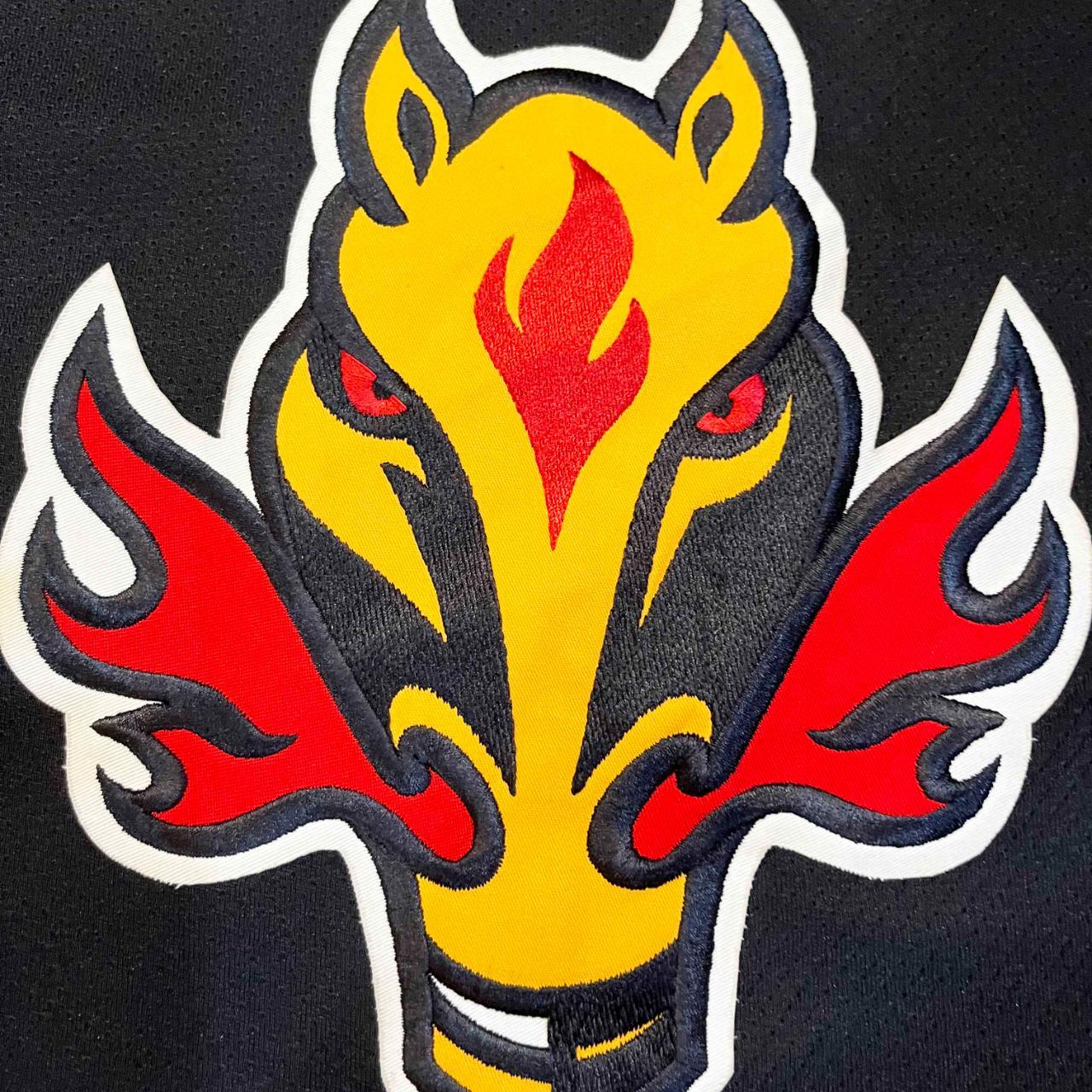 CCM Calgary Flames Blasty Horse NHL Depop