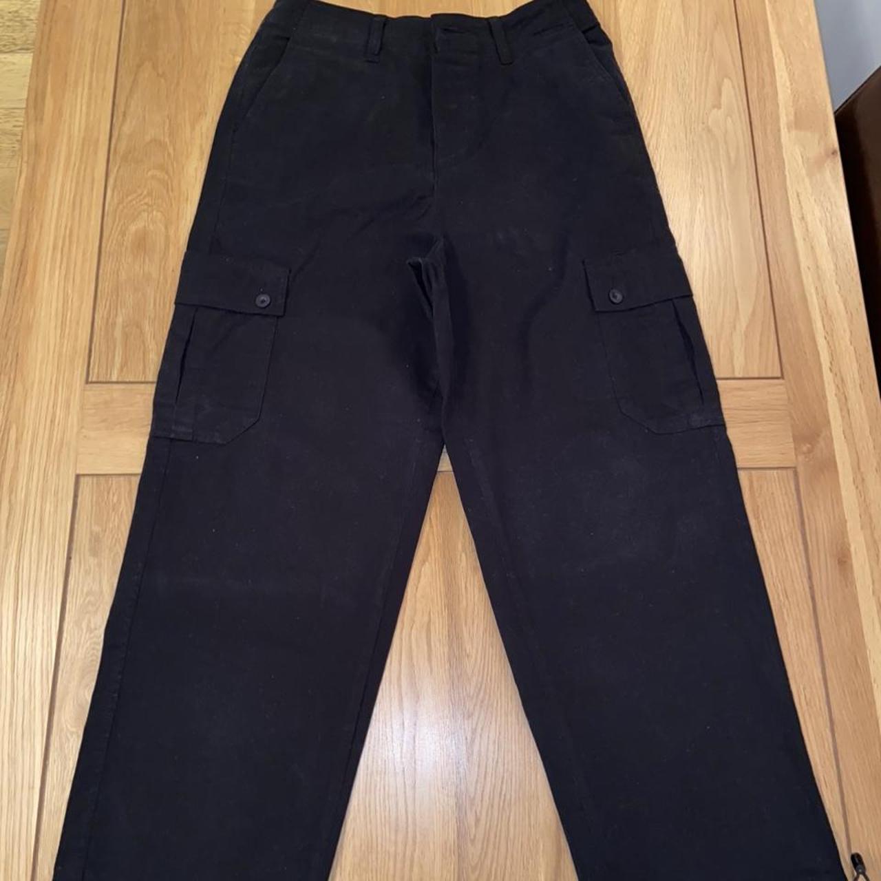 ASOS Black Cargo Trousers Perfect Condition Only... Depop