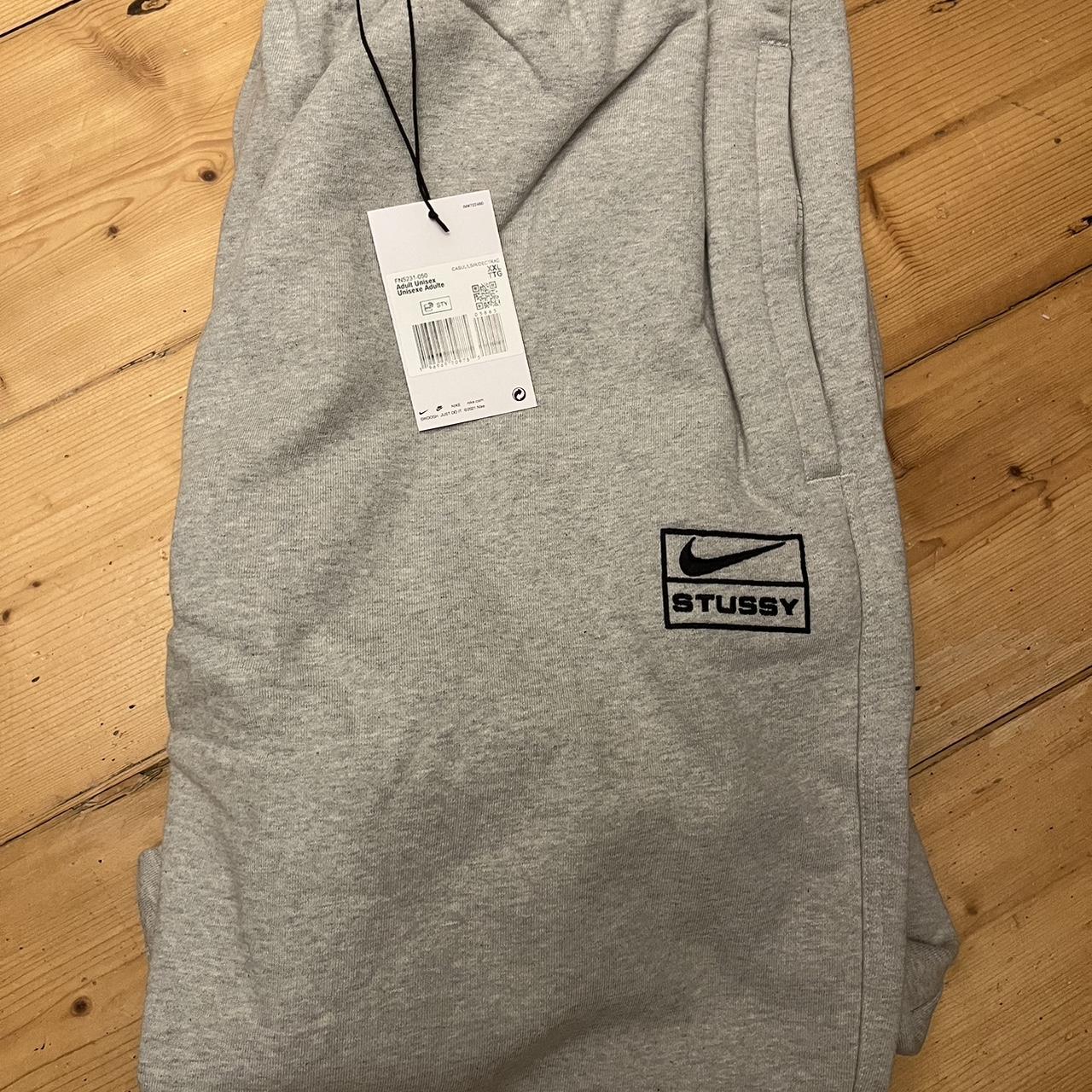 Stussy Nike Joggers heather Grey XXL Brand new just... Depop