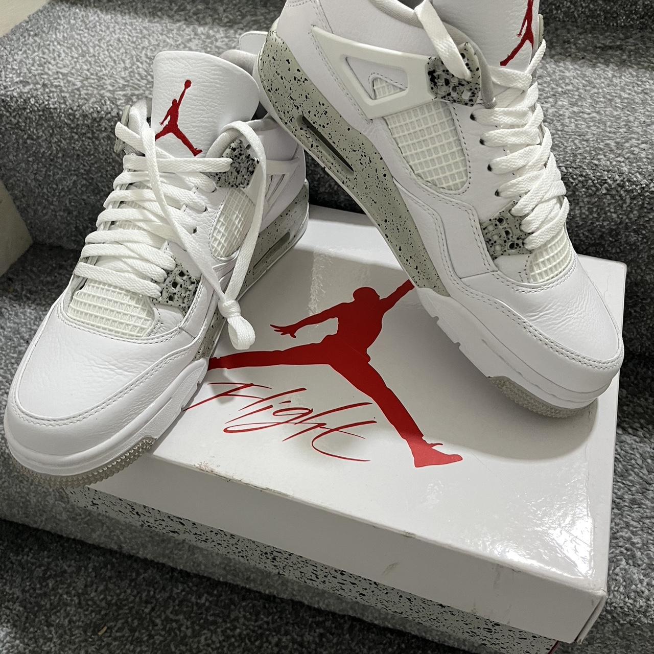 mens air jordan 4 white oreo