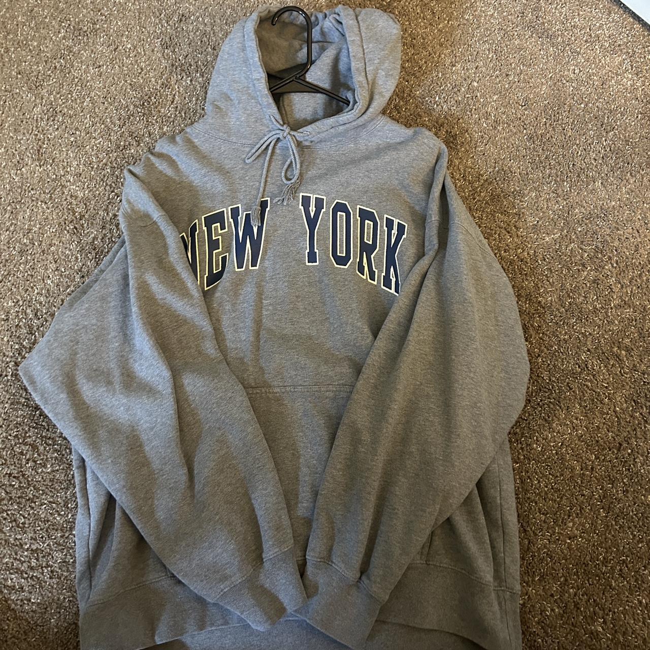 over sized brandy melville new york christy hoodie... - Depop