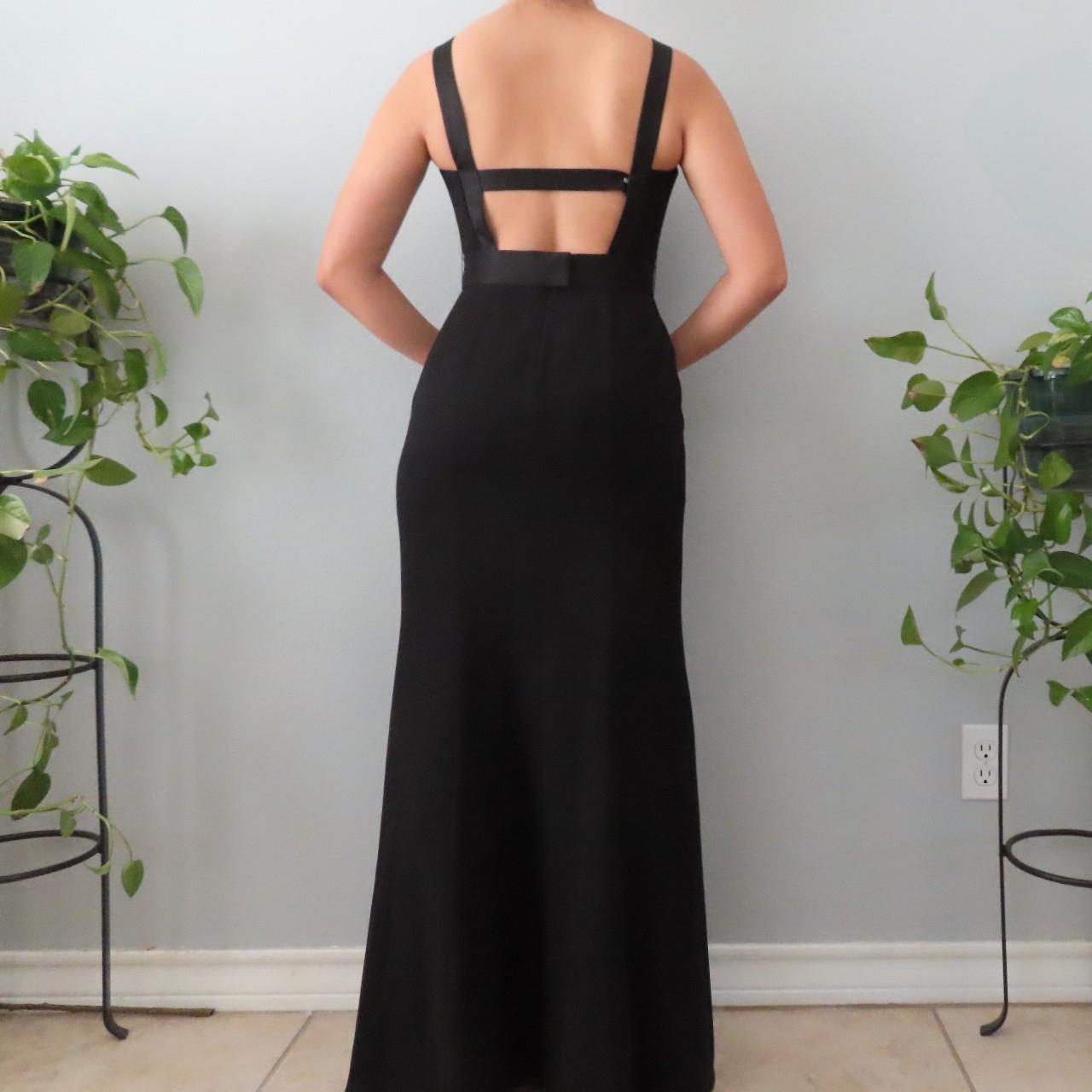 Vera Wang black evening gown. Floor length. | Depop Vera Wang black evening gown. Floor length. | Depop