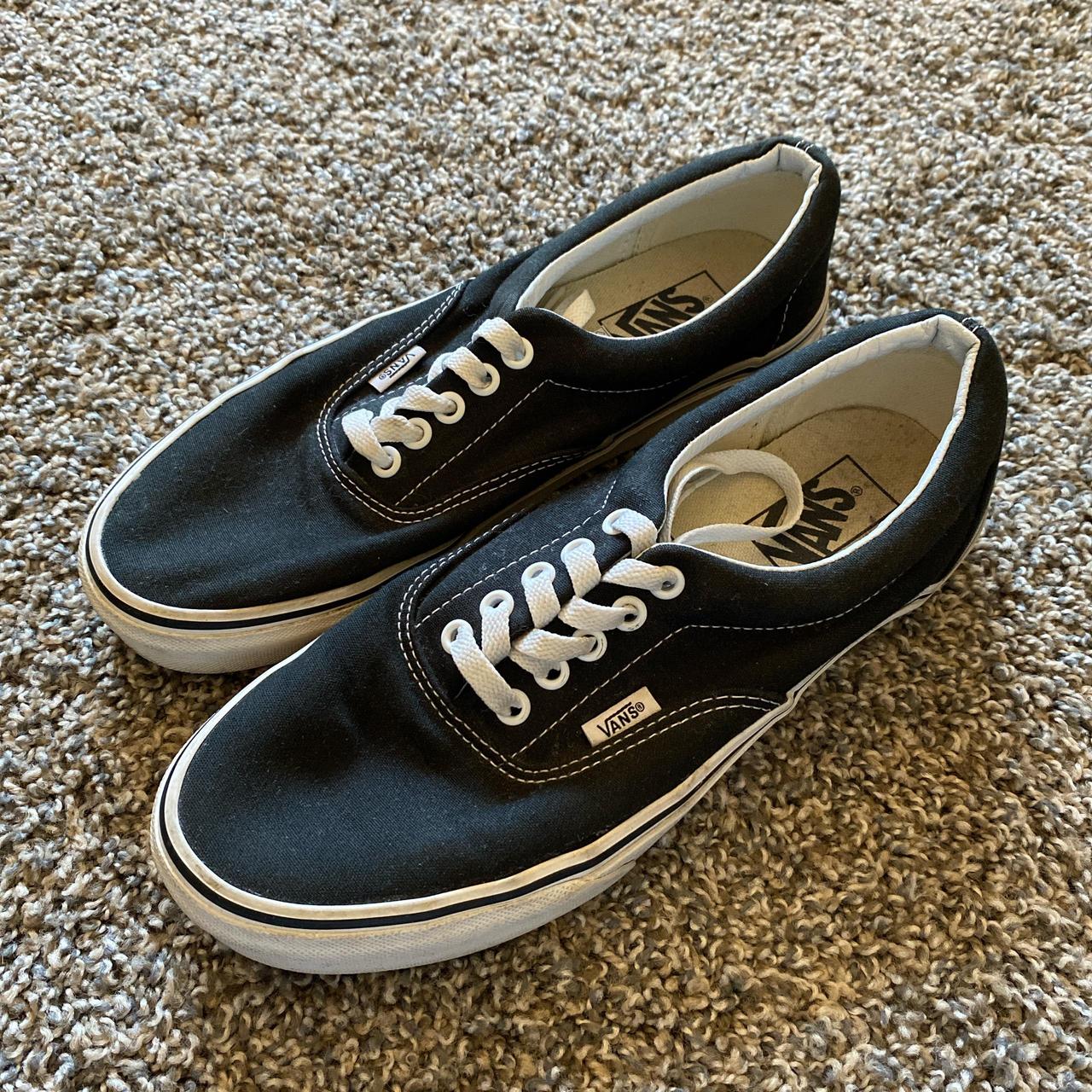 Mens black vans size 8.5 hotsell