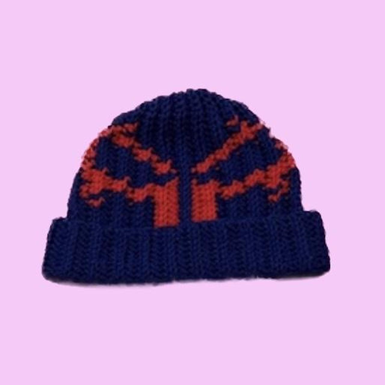 Shop Louis Vuitton Men's Navy Knit Hats