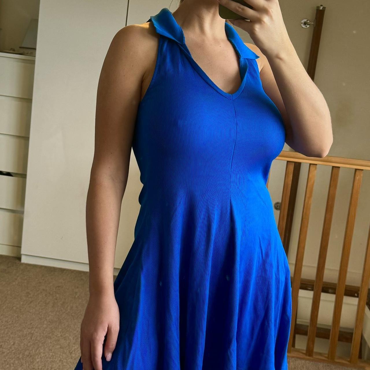 Zara royal blue skater tennis dress Size... Depop