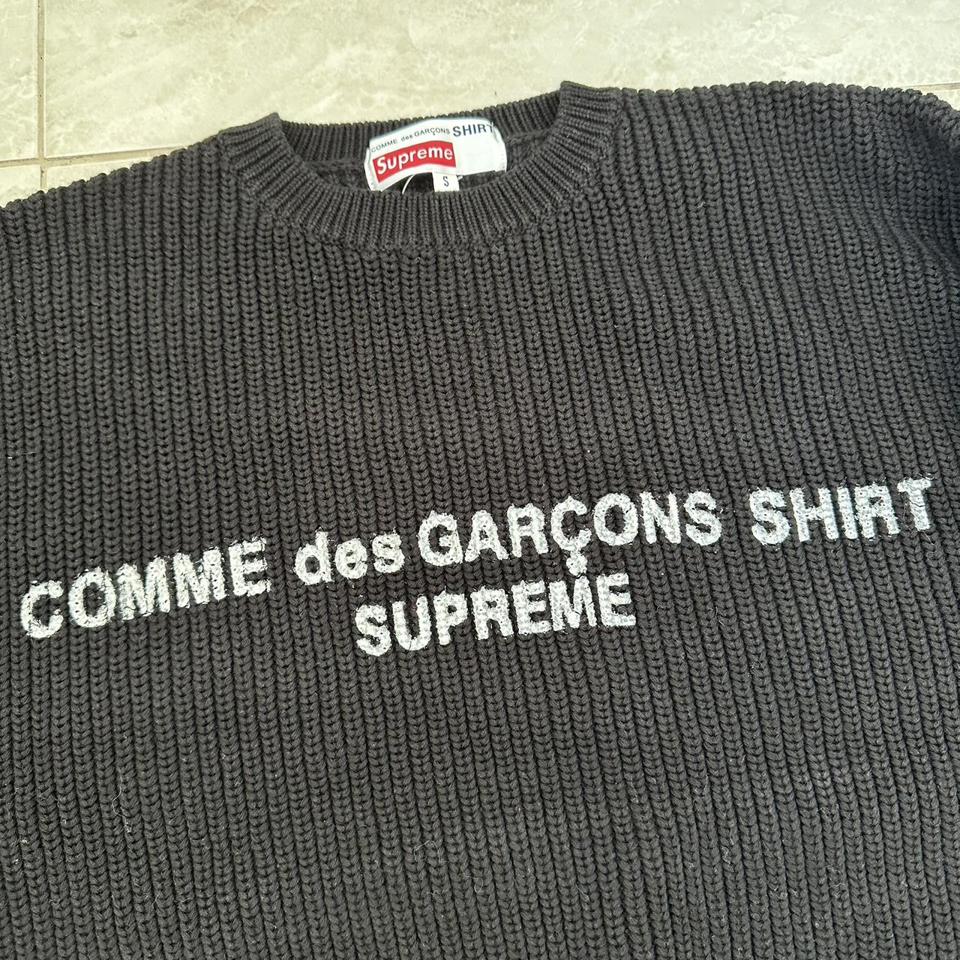 COMME des GARCONS SHIRT X Supreme Sweater Size... - Depop