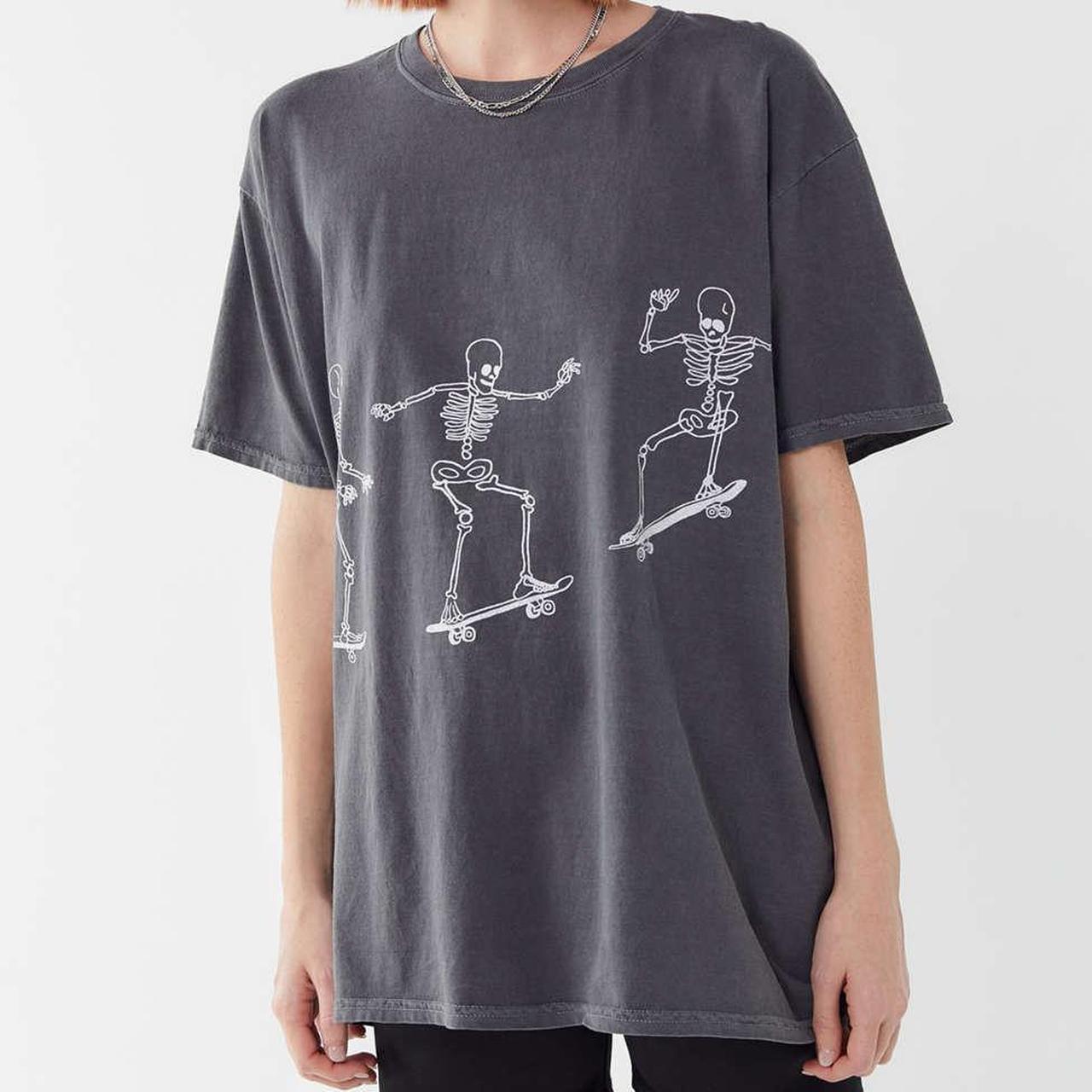 Urban Outfitters Skeleton T Shirt Project Social T •... - Depop