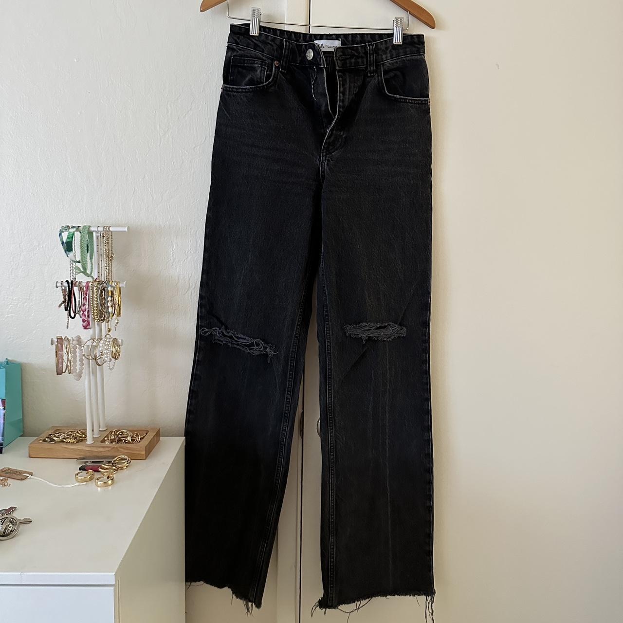Zara Women's Black Jeans Depop