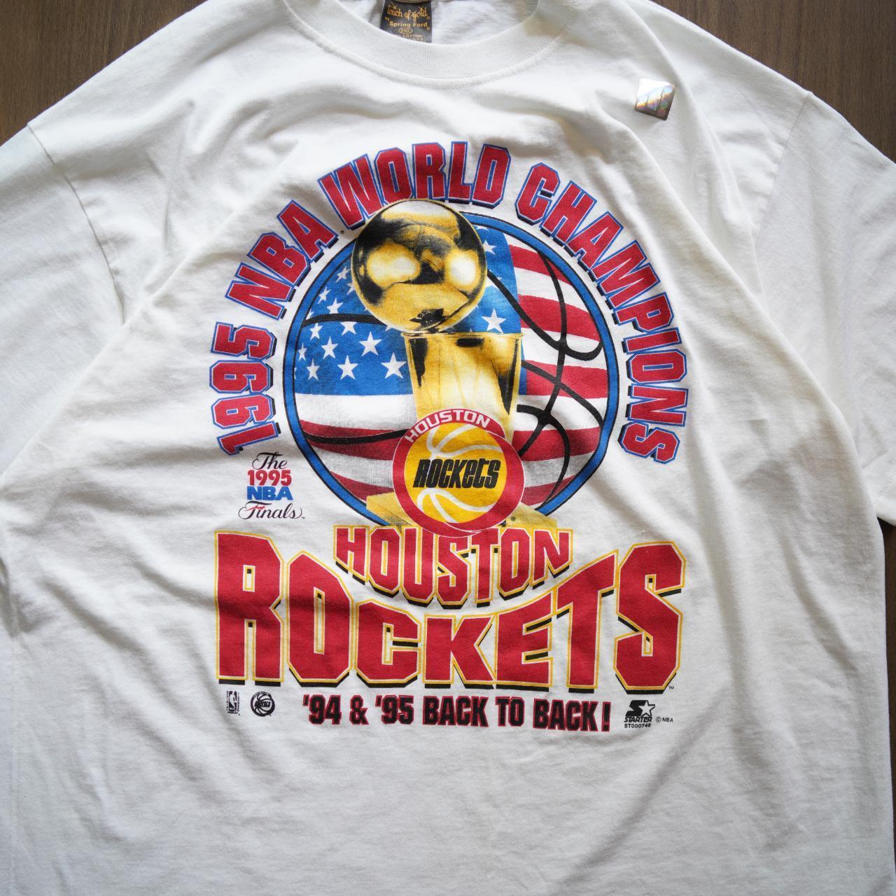 1995 Houston Rockets World Champions NBA Shirt