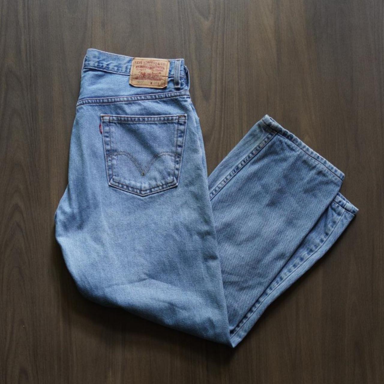 Levis faded blue jeans sale