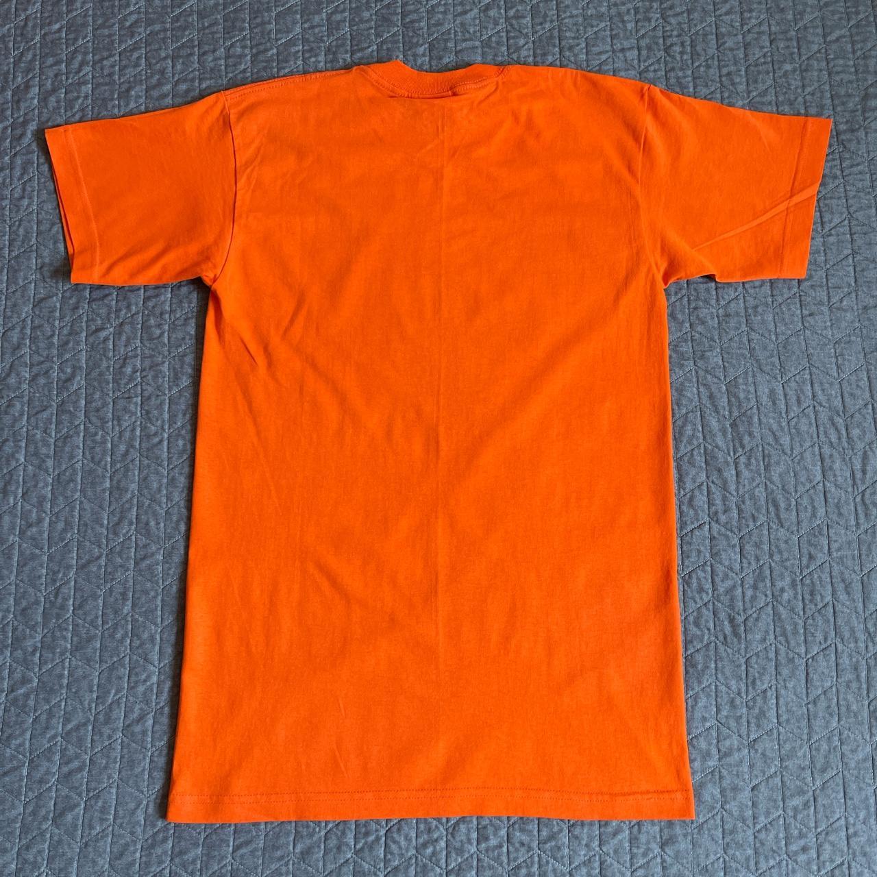 Orange whataburger work shirt small oil stain in the - Depop