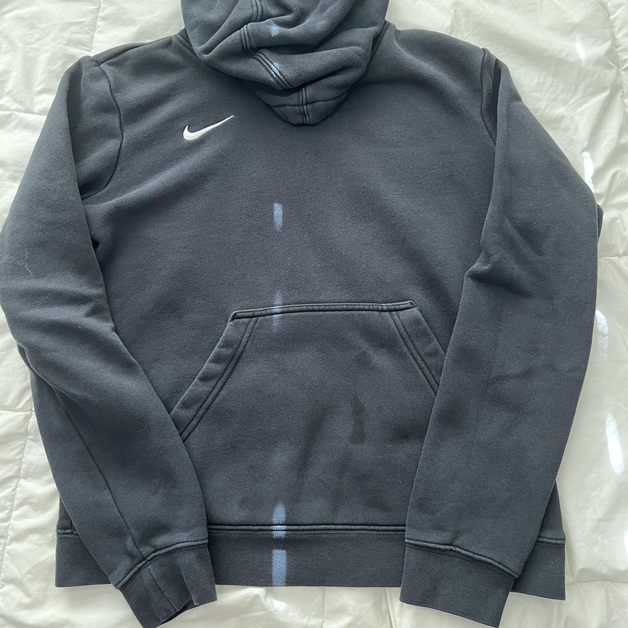 mens nike hoodie black and white