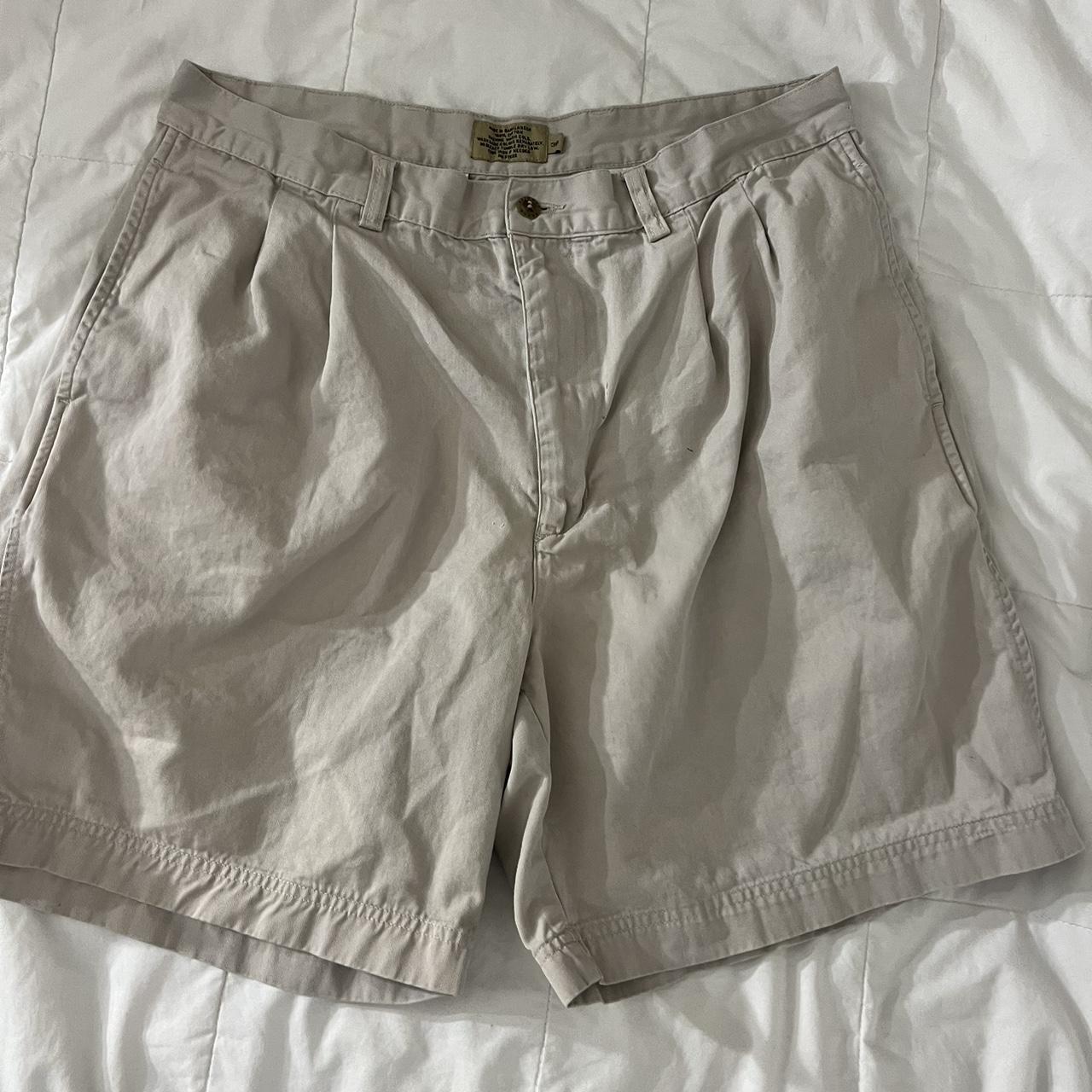 vintage chino skater shorts size: 36 great condition... - Depop
