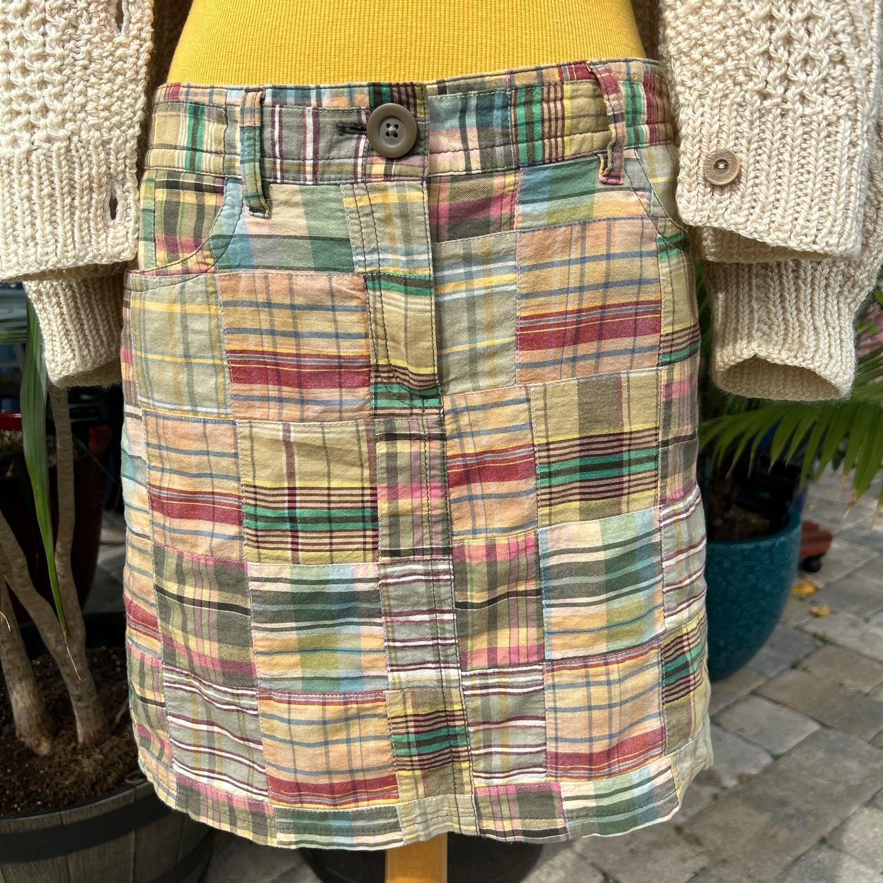 Womens plaid hotsell skirt quilt