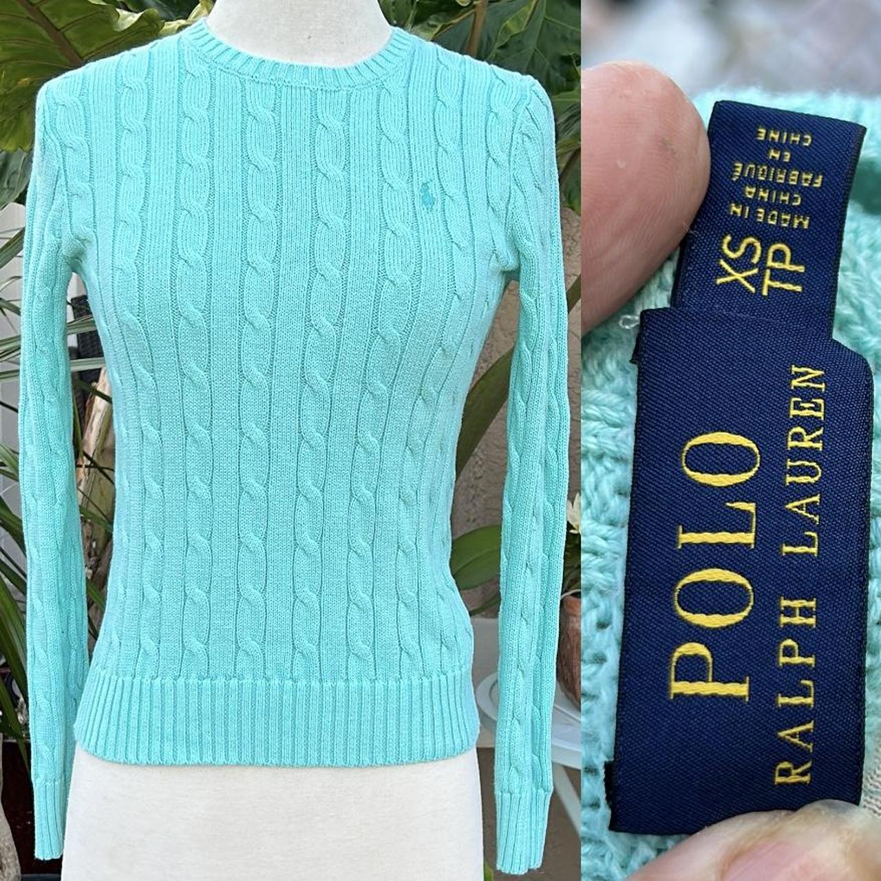 Vintage 90s polo, Ralph Lauren cotton cable knit...
