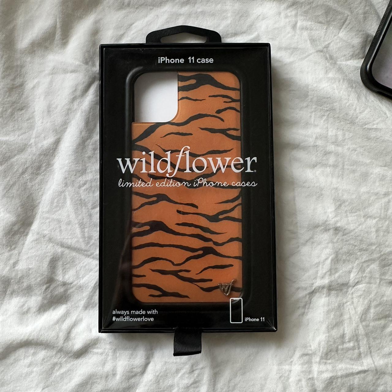 Wildflower Iphone 11 Tiger case Comes in original... - Depop