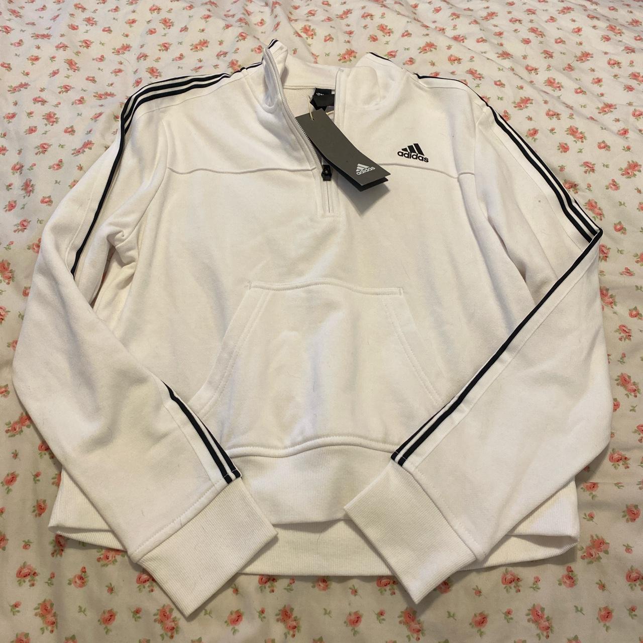 Adidas quarter zip pull over adidas workout Depop