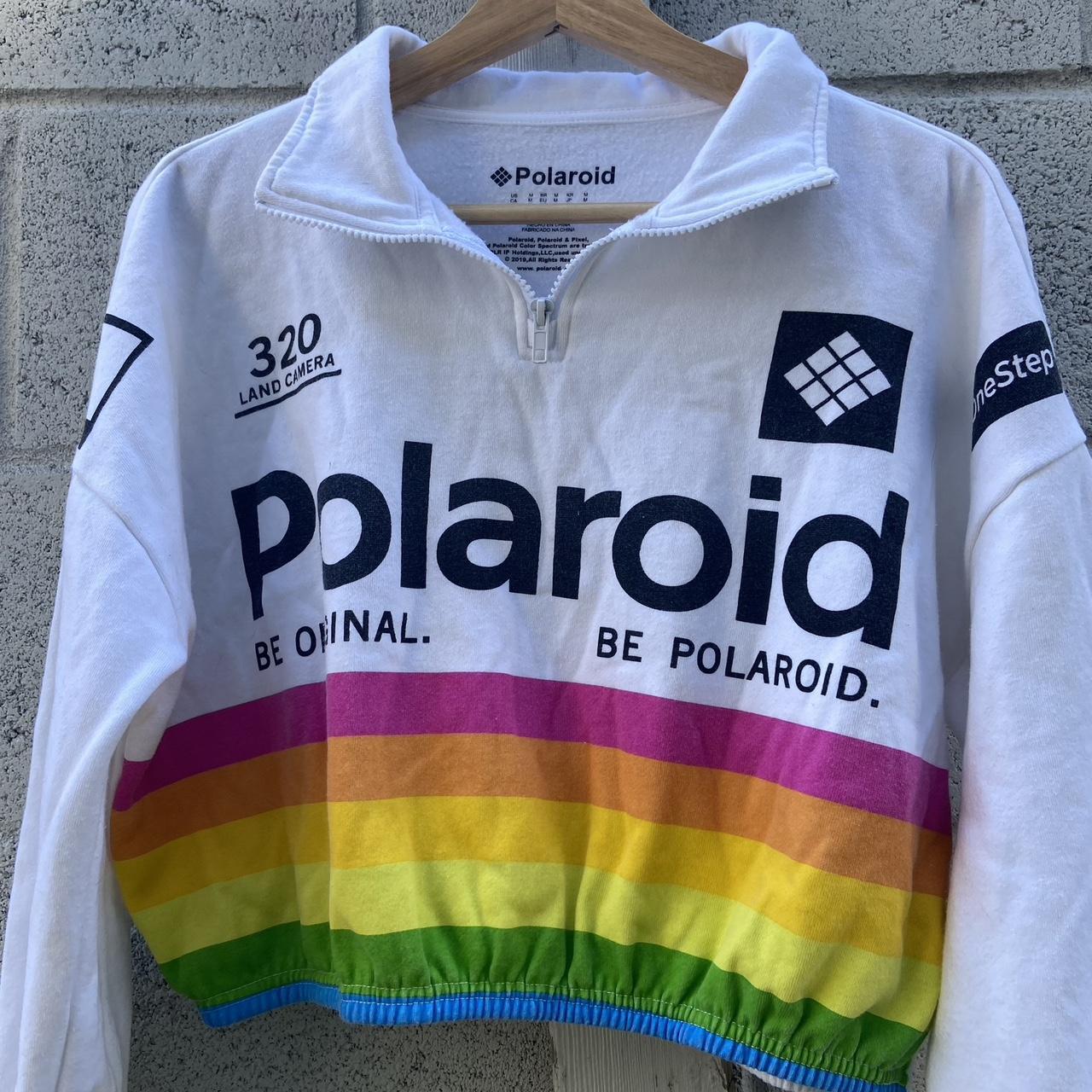 Polaroid hot sale cropped sweatshirt