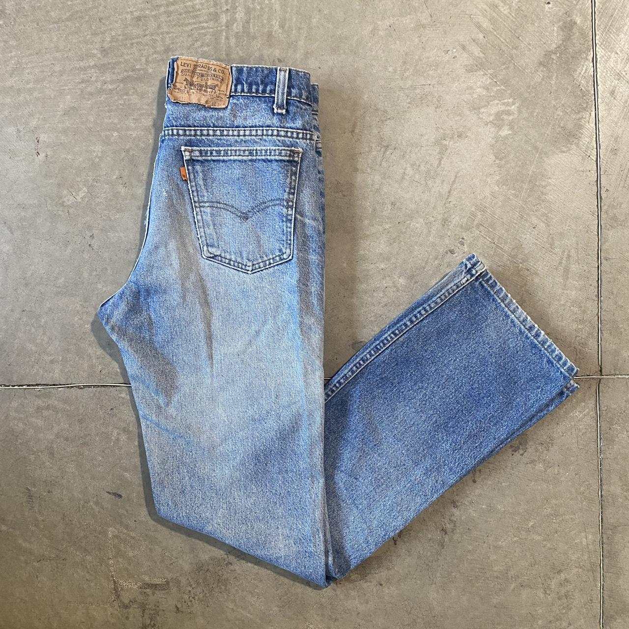 Vintage 70s Levi’s 517 denim pants 33 X 34 W•... - Depop