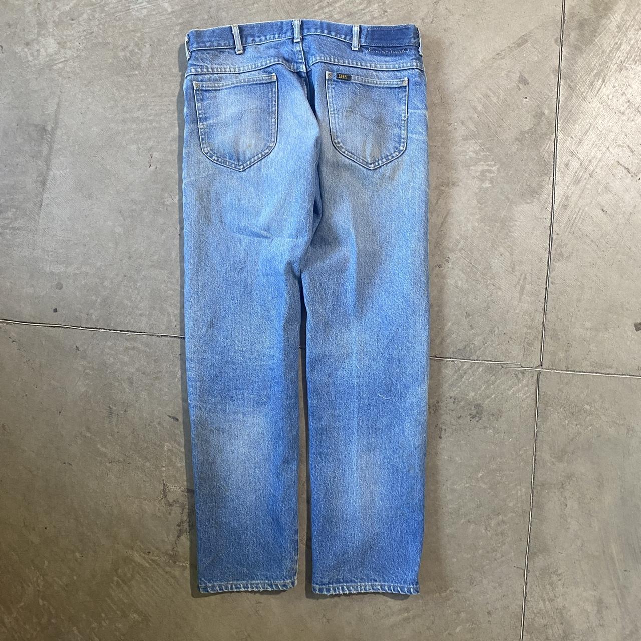 Vintage 80s Lee denim pants 36 X 31 W•... - Depop