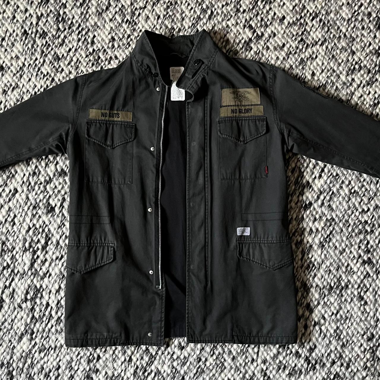 Wtaps Black military jacket size large-