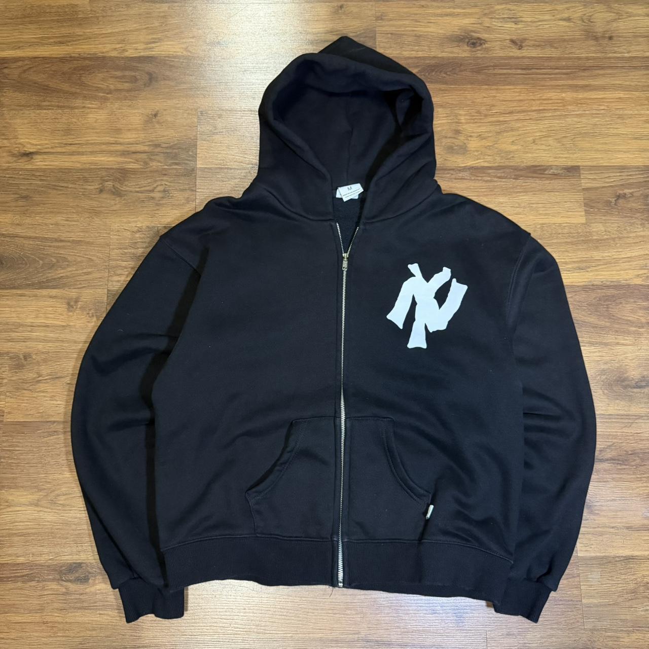 Supreme Embroidered Script Hooded Sweatshirt M | Depop