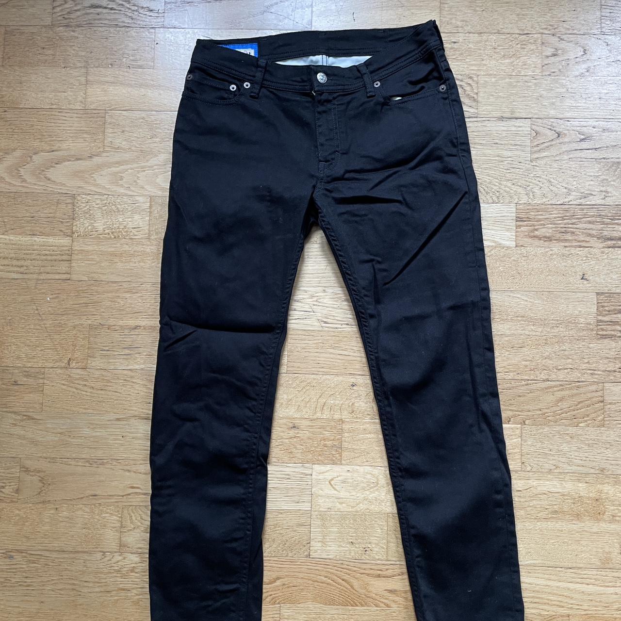 Acne Studios North Stay Black Jeans, Size 30,