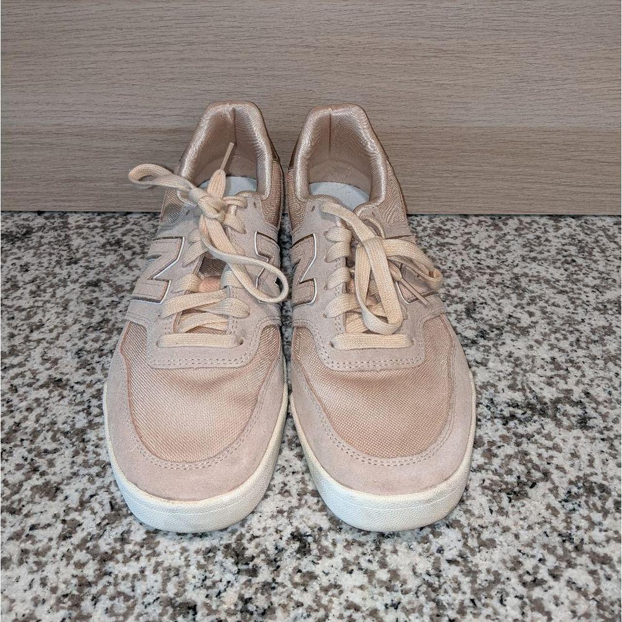 New Balance 300 Pink Ivory Satin Detailed... - Depop