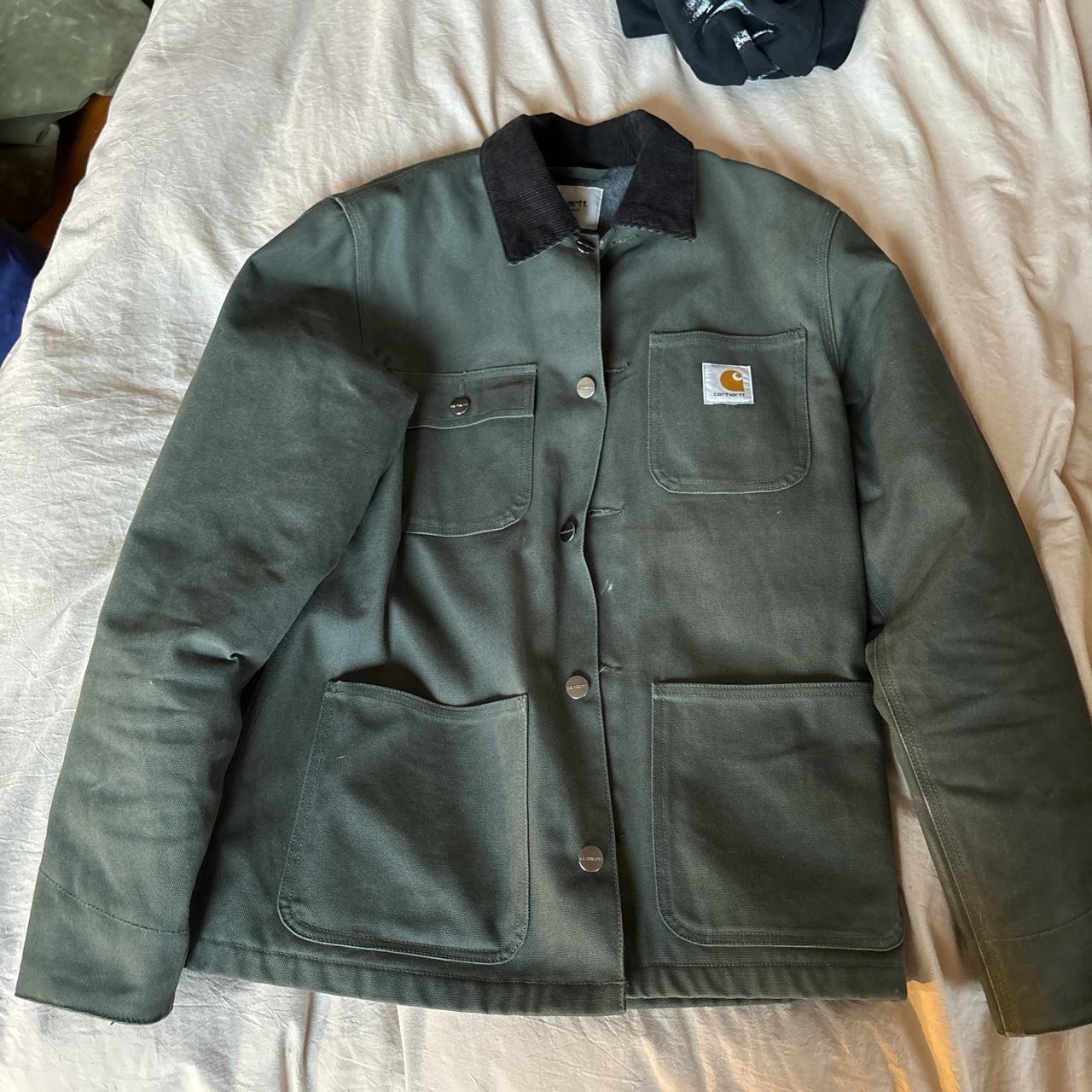 Carhartt michigan chore coat on sale green