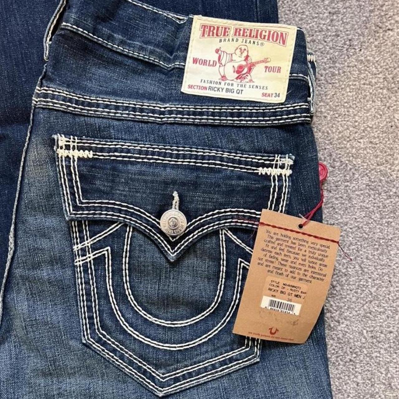 True Religion Straight Baggy Jeans Still With Tags Depop