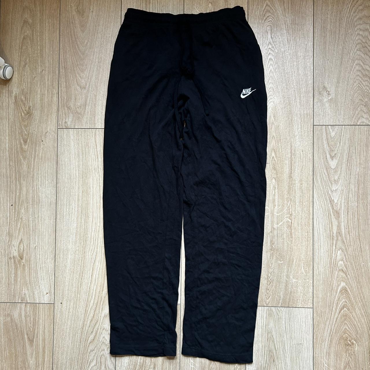 Baggy black Nike joggers Nike club joggers Nike... - Depop