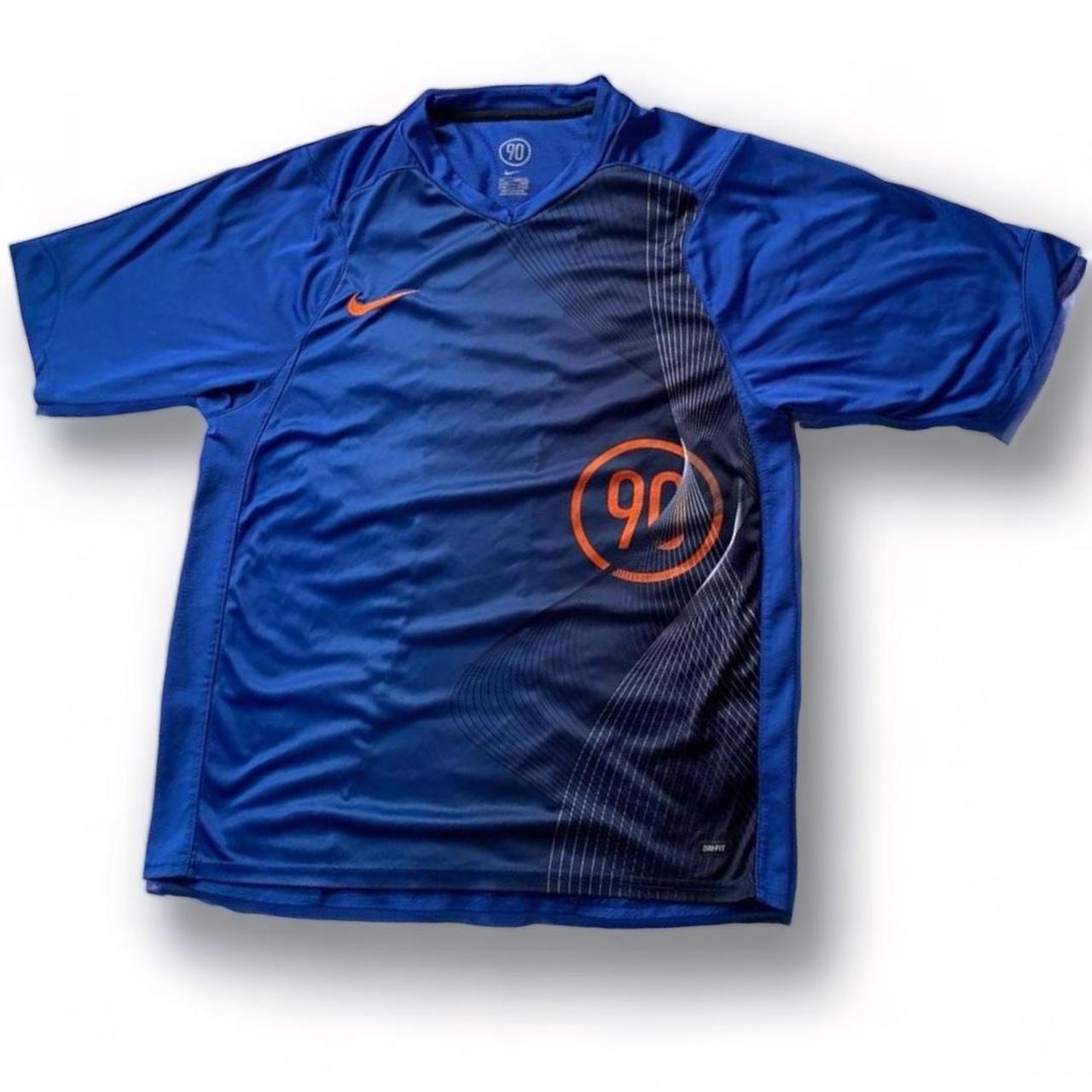 Orange and blue hot sale nike shirt