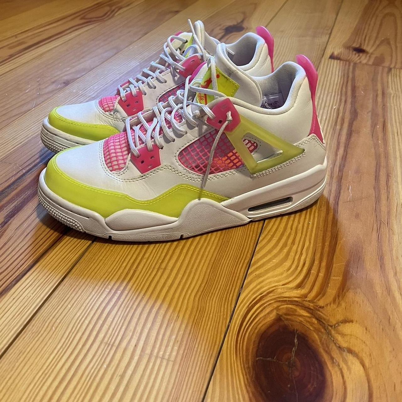 nike running shoes pink and yellow