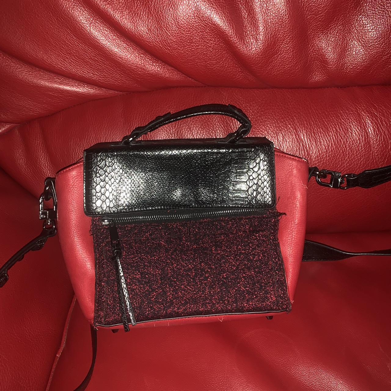Red and black crossbody marks and spencer M&S... Depop