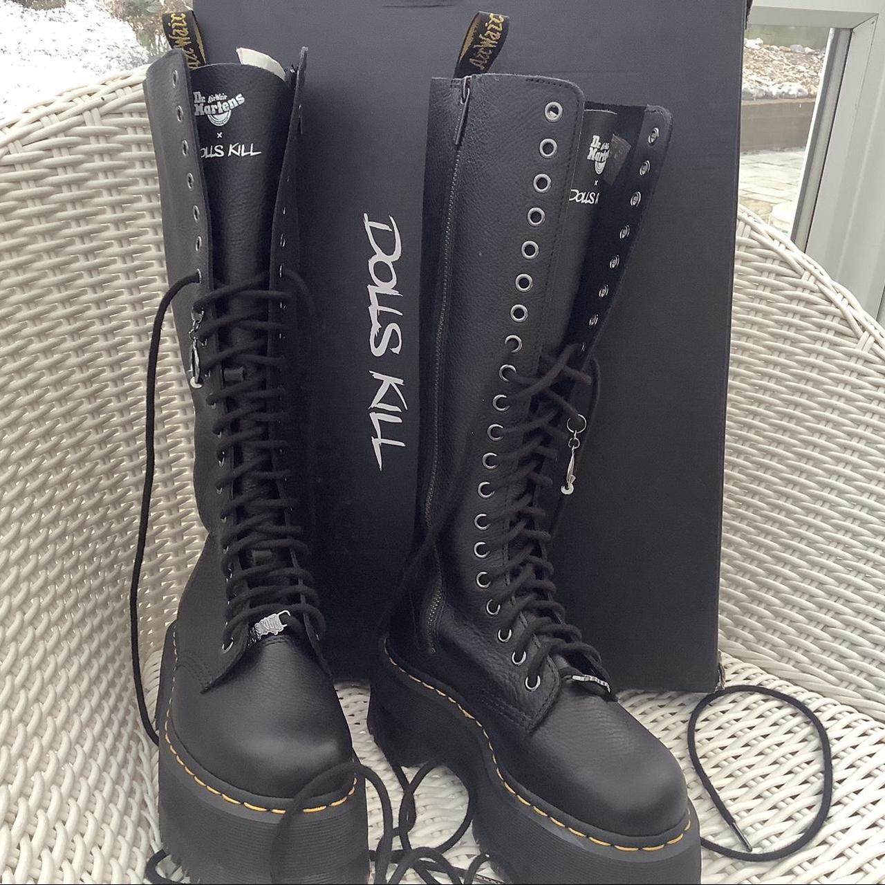 DOLLS KILL BOOTS IMMACULATE Size 3 Dr Martens in... Depop