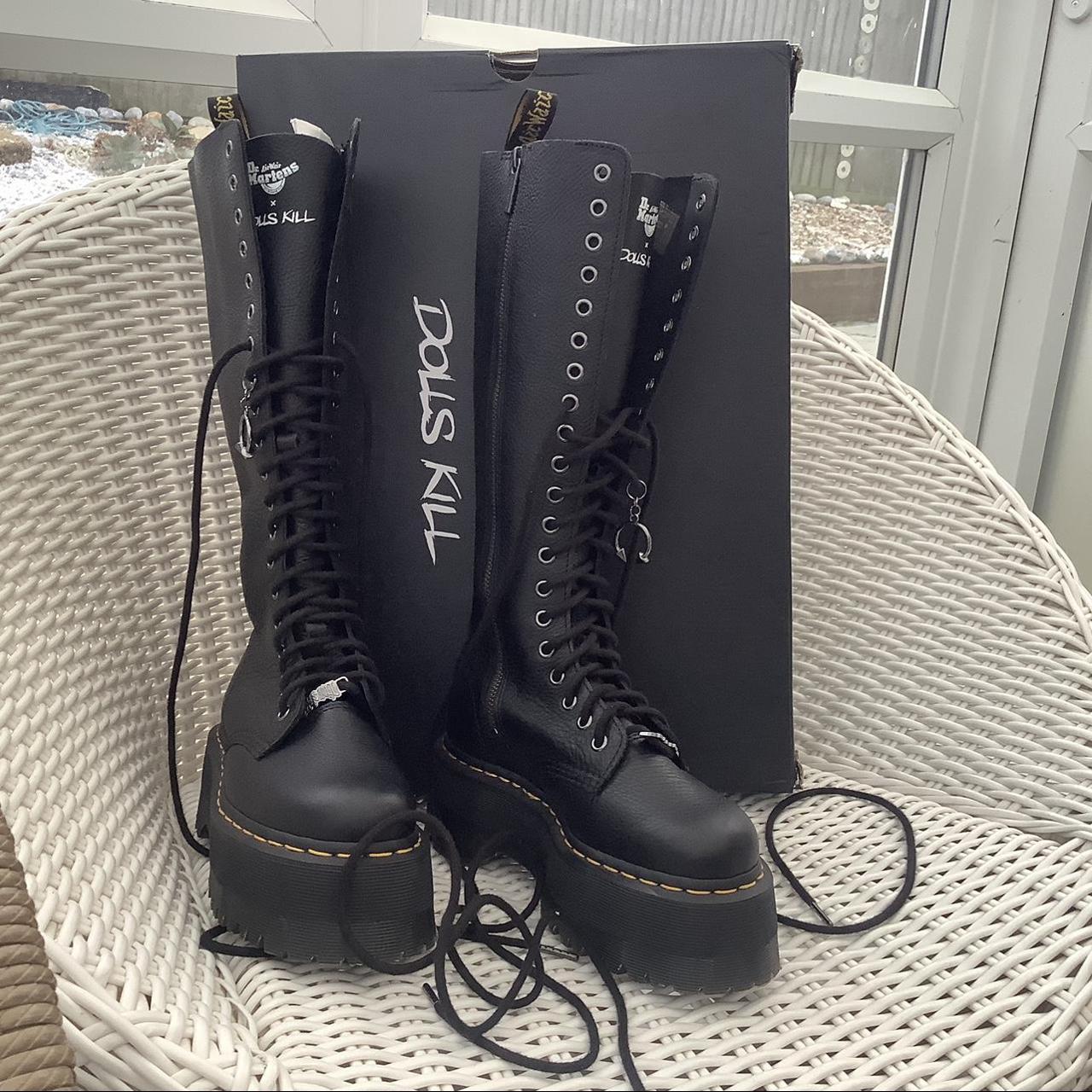 DOLLS KILL BOOTS IMMACULATE Size 3 Dr Martens in... Depop