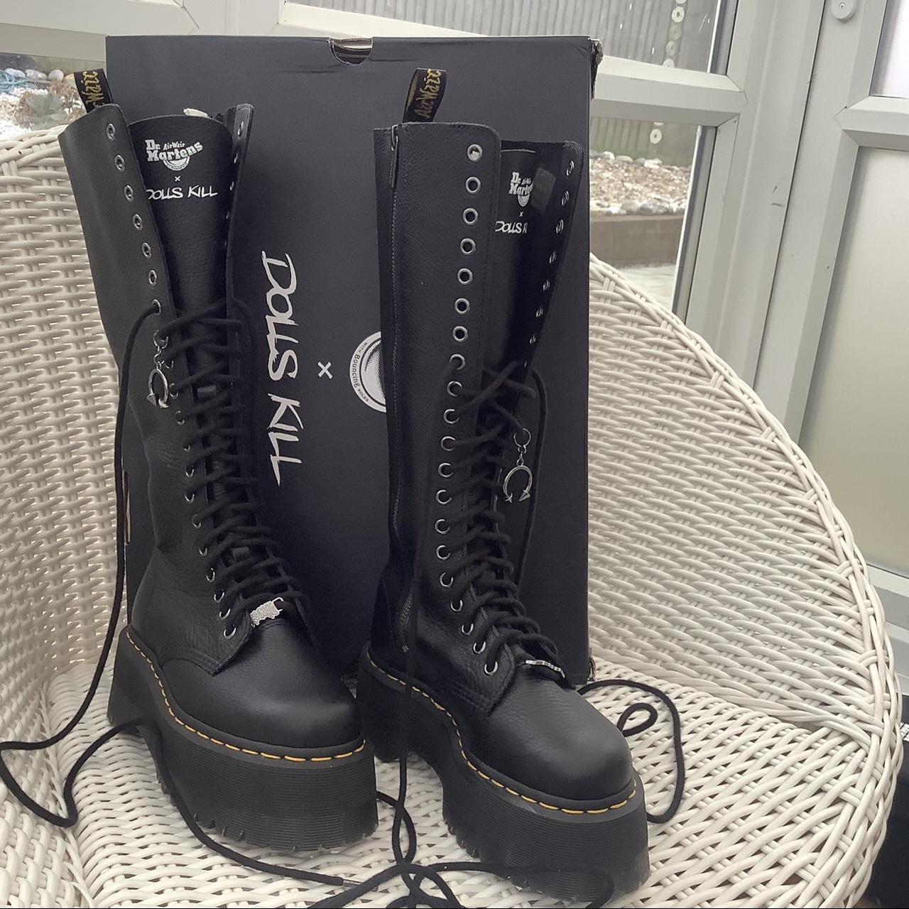 DOLLS KILL BOOTS IMMACULATE Size 3 Dr Martens in... Depop