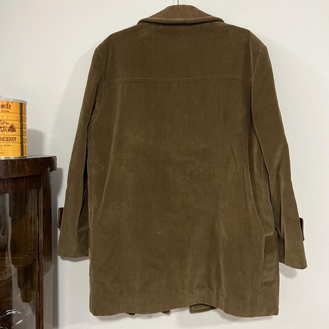 Cortefiel Men's Khaki and Brown Coat (4)