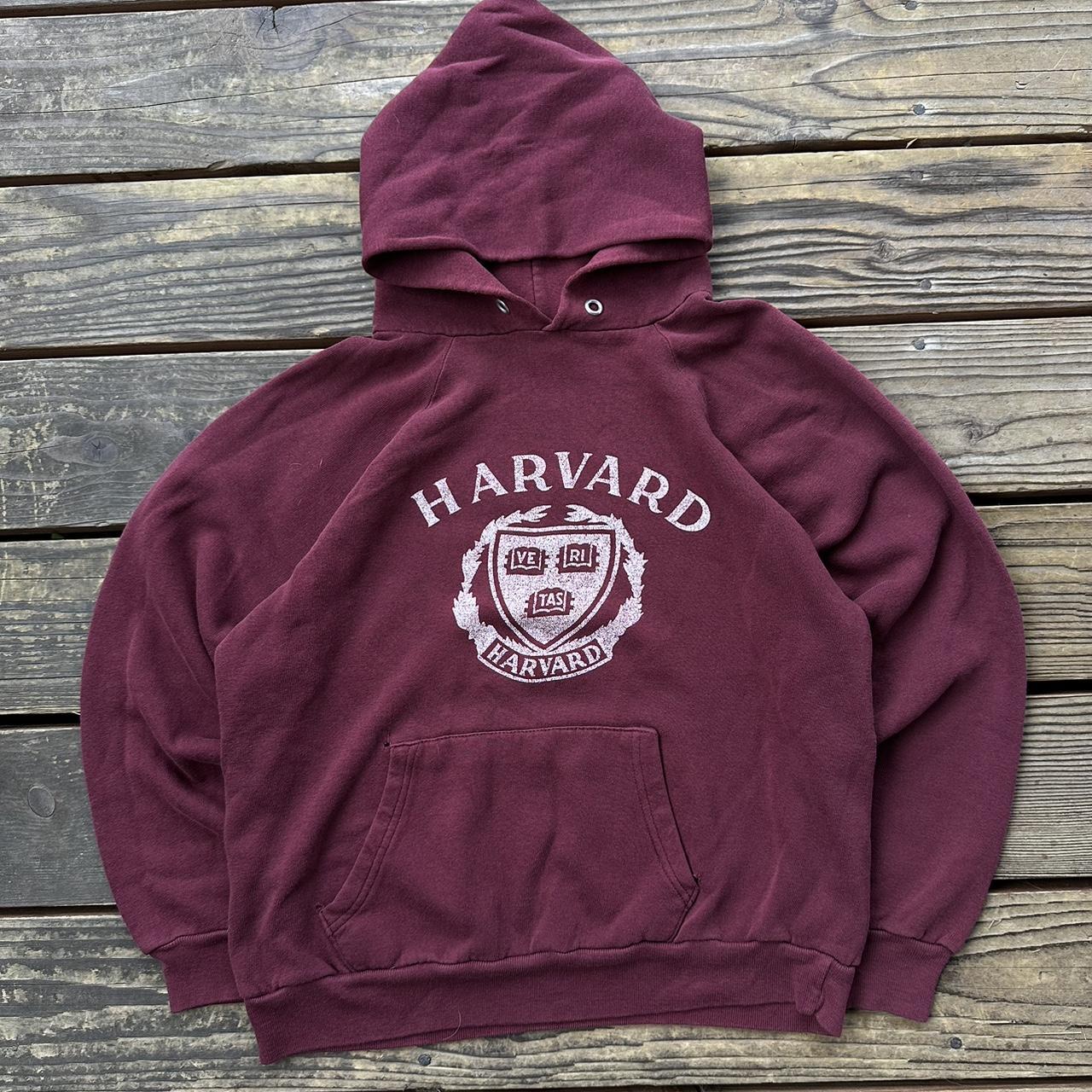 Champion Men's Burgundy Hoodie | Depop