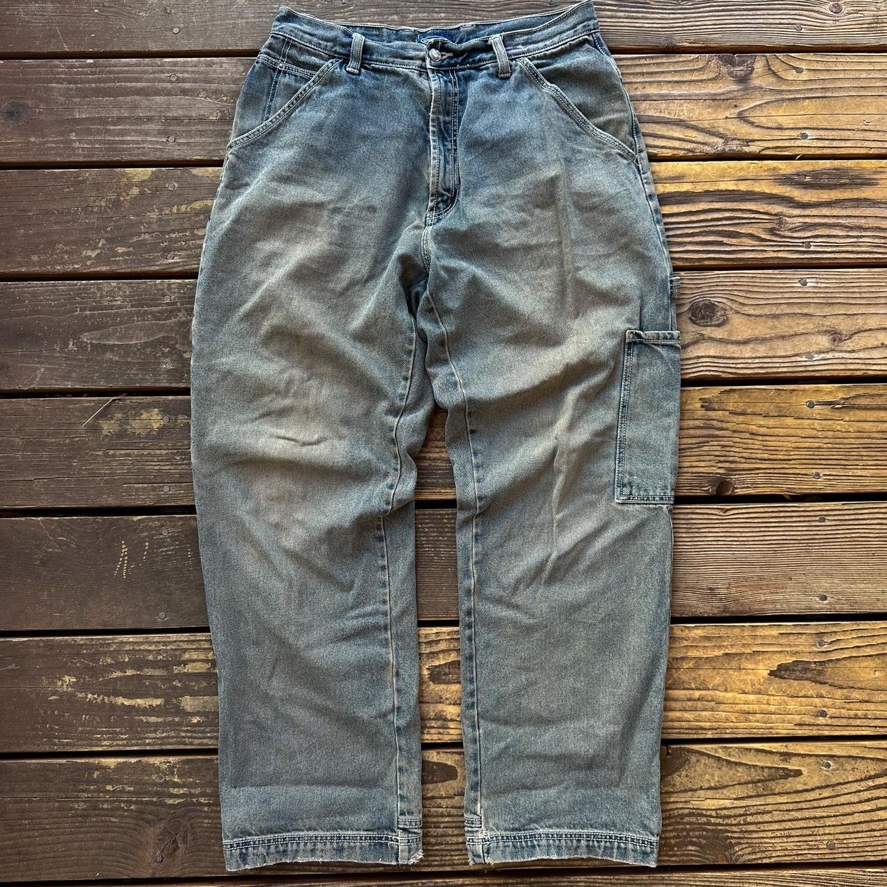 Vintage early 2000’s y2k baggy style carpenter denim... - Depop