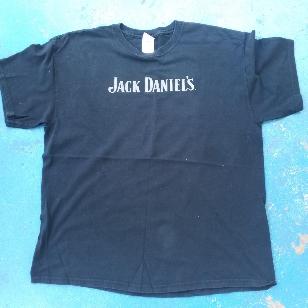 Jack Daniels T Shirt Black Good Condition Size Xl Depop