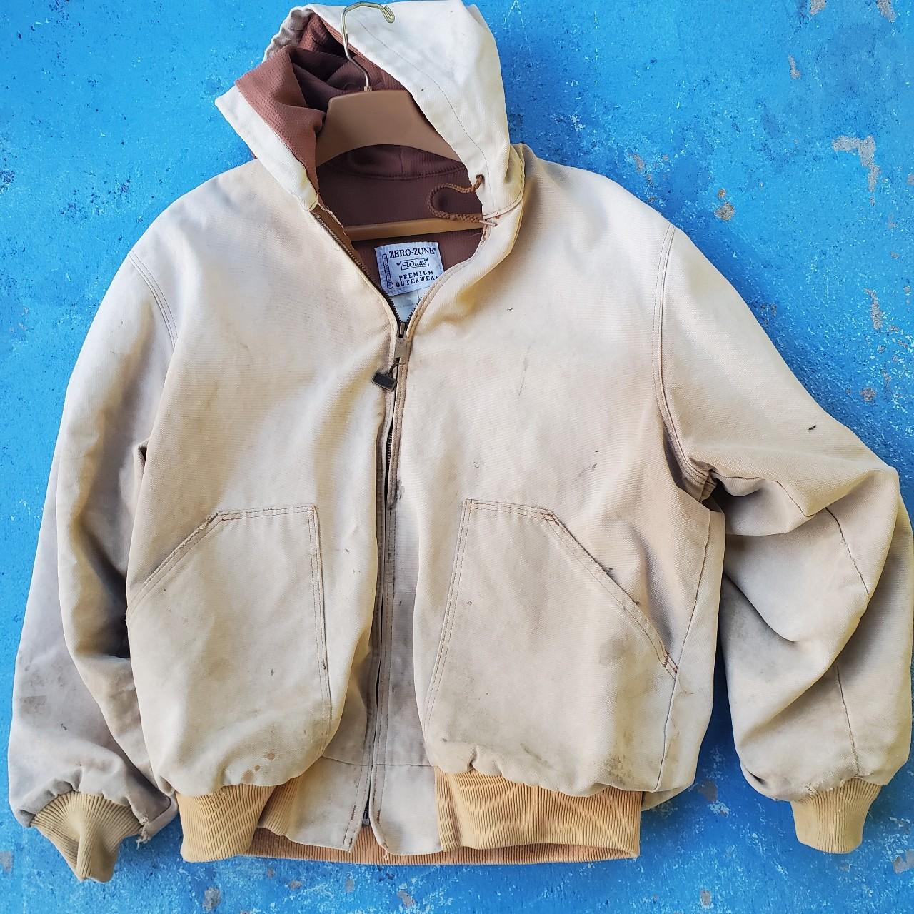 Vintage walls jacket 80s 90s distressed xl 25 inches... - Depop