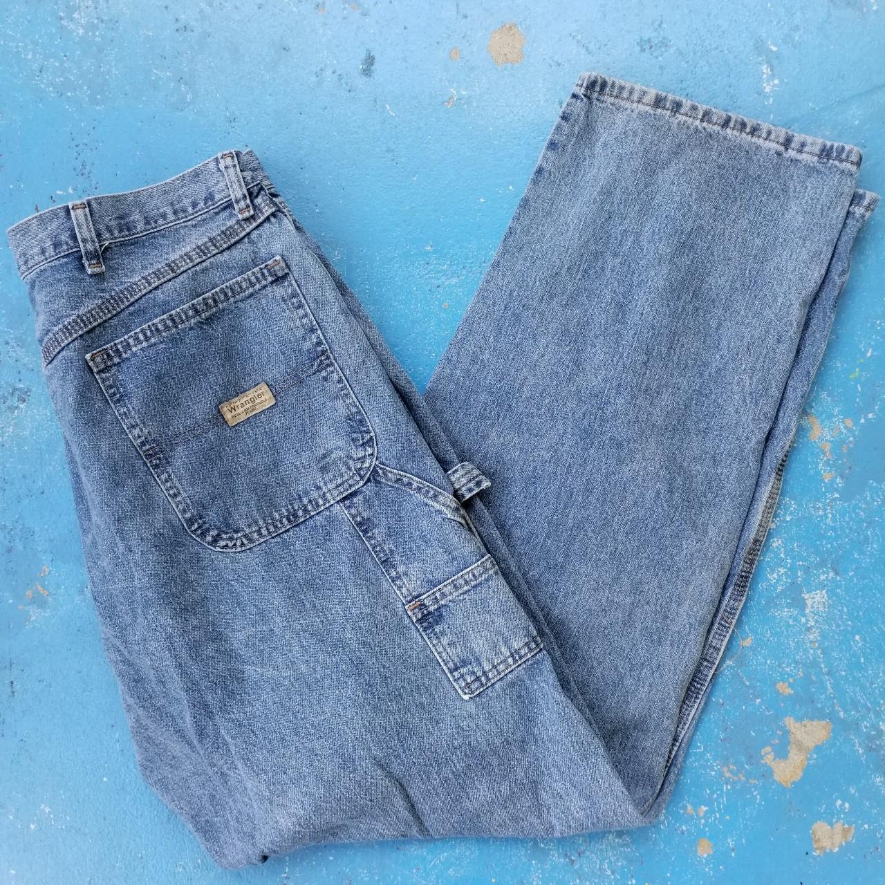 Wrangler baggy jeans carpenter style 36 x 34 good... Depop