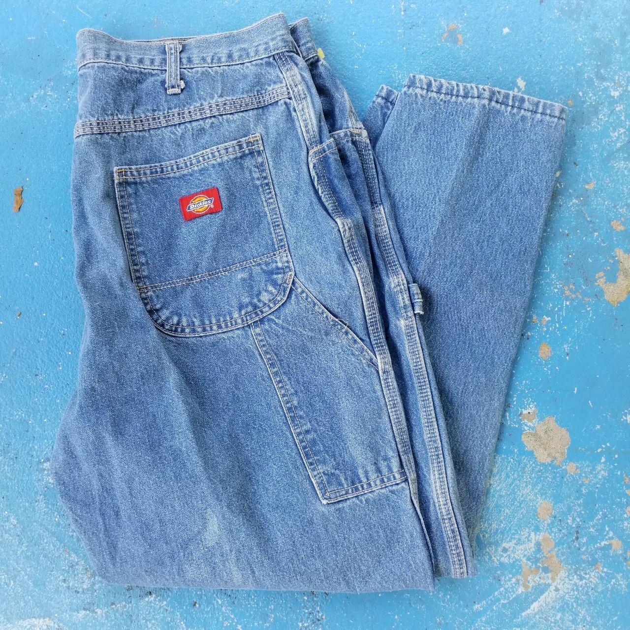 Womens carpenter jeans dickies size 16 good - Depop