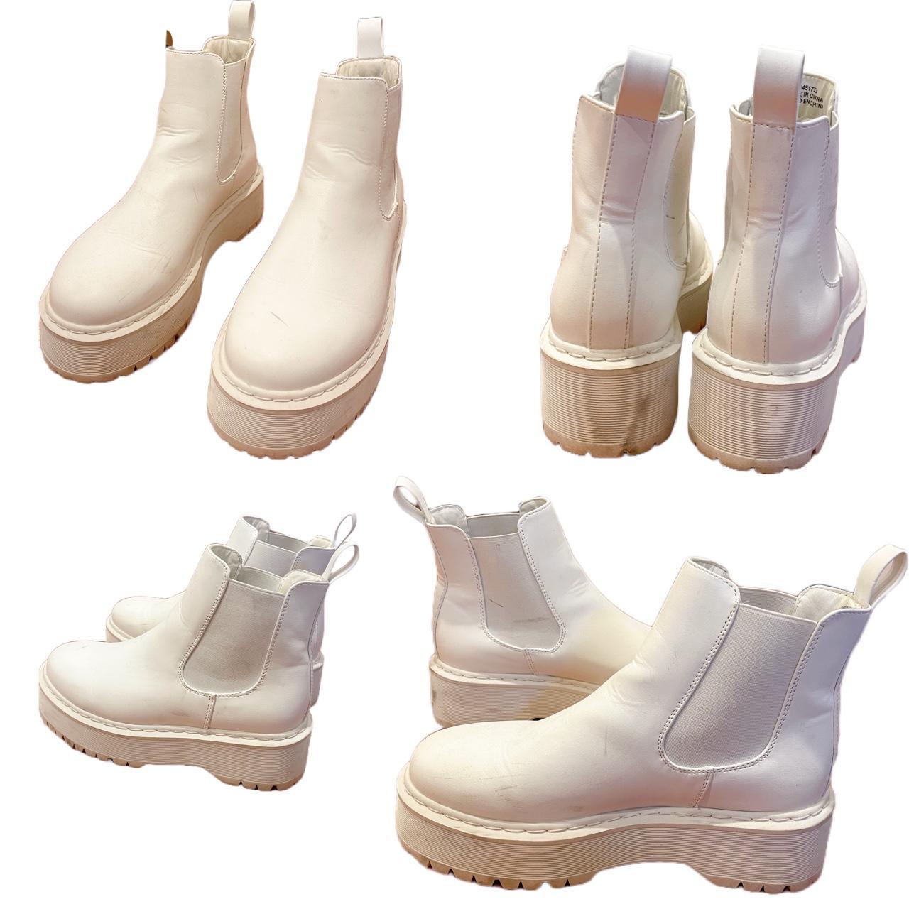 White platform boots forever fashion 21