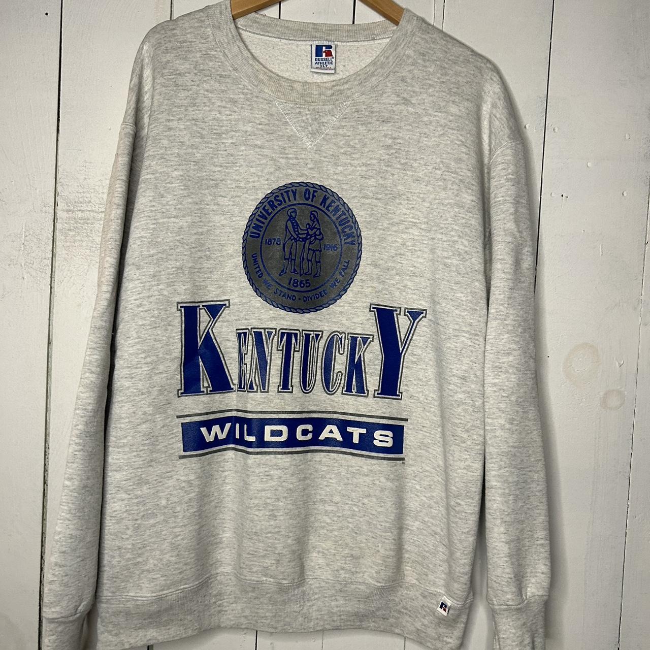 Vintage 90s Kentucky Wildcat crewneck Russell... - Depop