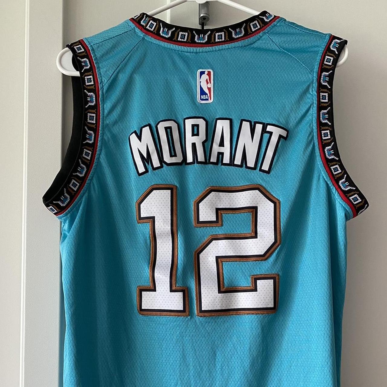 Vancouver Grizzlies Ja Morant throwback NBA Swingman... - Depop