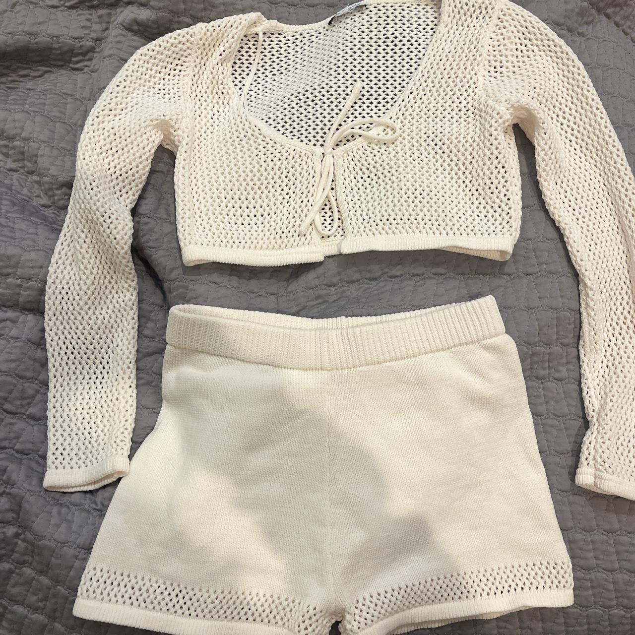 Zara beach coverup! Size small top, size medium... Depop