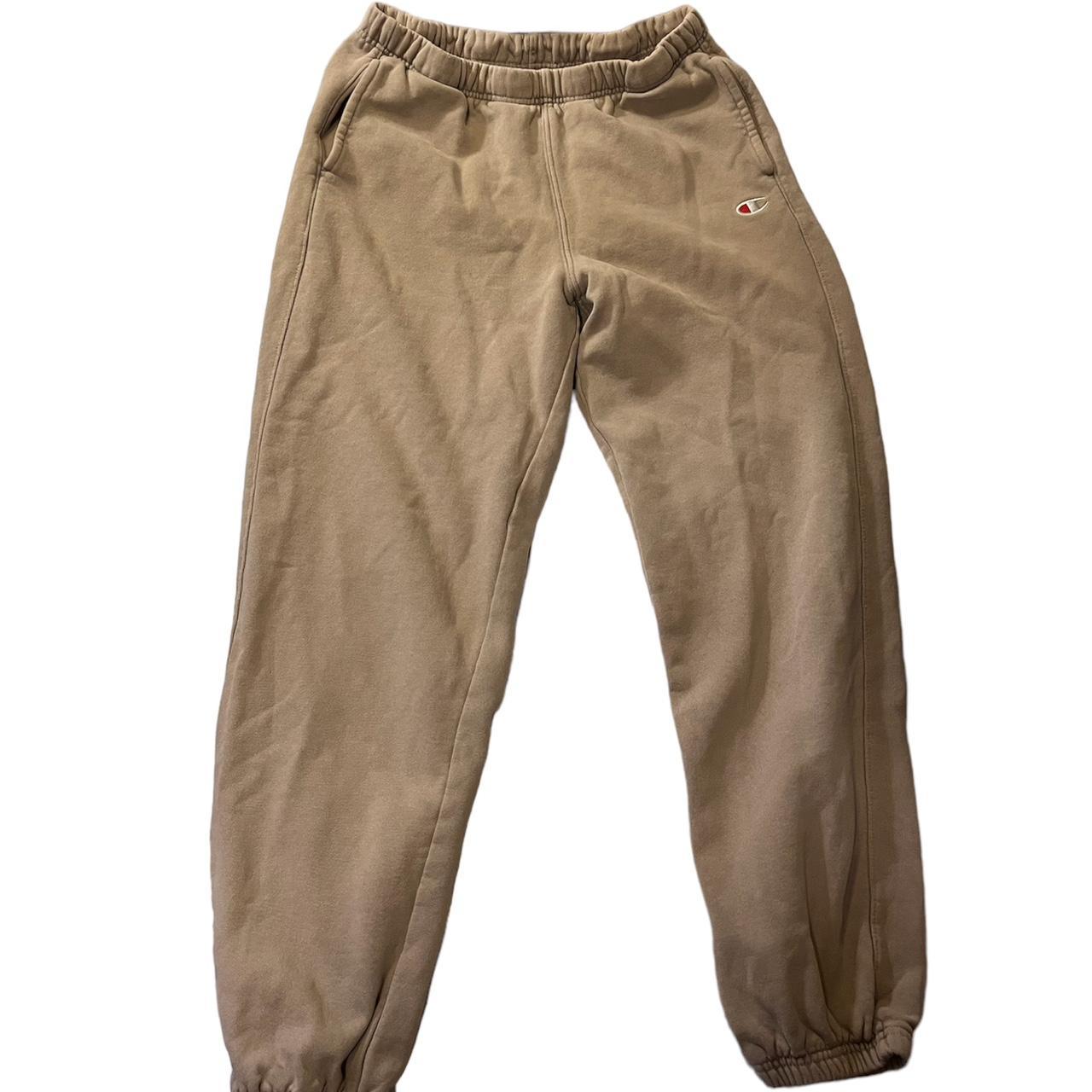 Tan champion sweatpants on sale