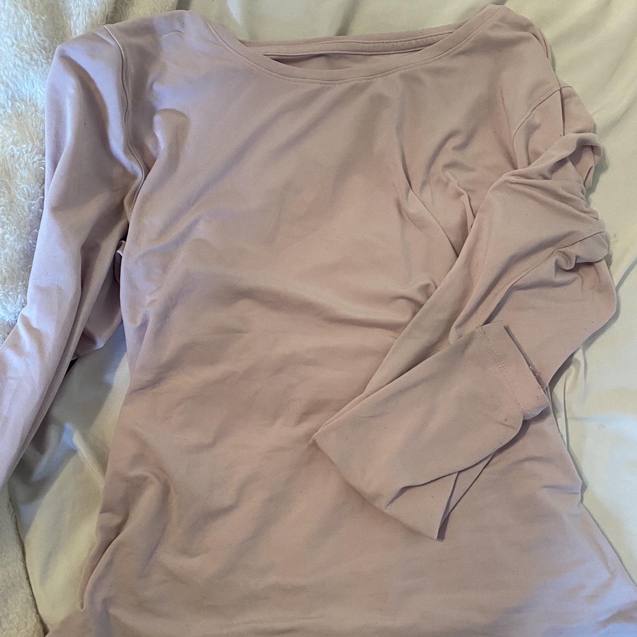 Baby pink long sleeve Fits M-L - Depop